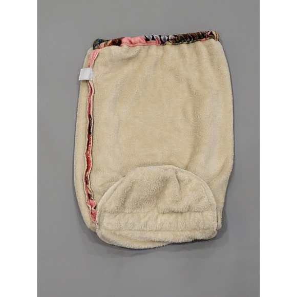 Johnny Was Single Strap Shoulder Sling Drawstring Sherpa Fleece Bucket Bag Boho - Picture 8 of 11